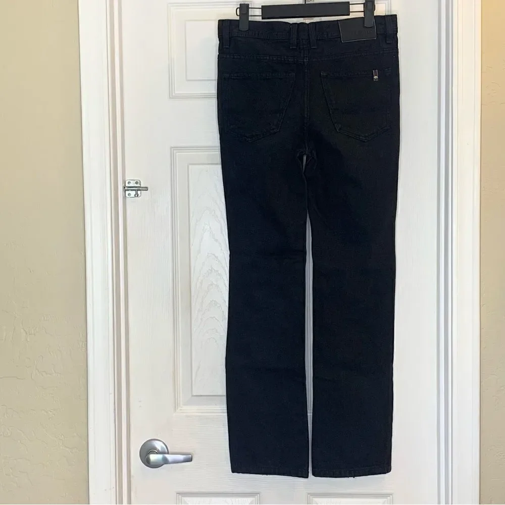Buffalo David Bitton Evan Slim Fit Jeans Black Size 14